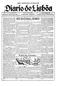 Segunda, 18 de Abril de 1921