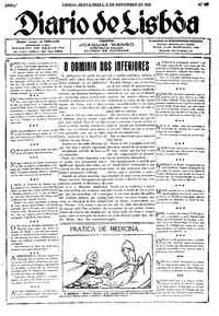 Sexta, 11 de Novembro de 1921