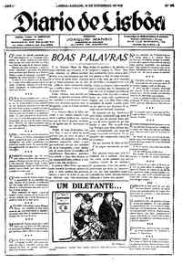 Sábado, 19 de Novembro de 1921