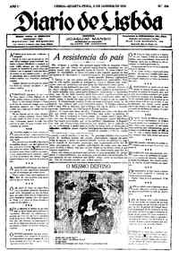 Quarta, 11 de Janeiro de 1922