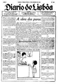 Terça, 17 de Janeiro de 1922