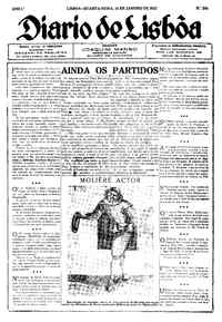 Quarta, 18 de Janeiro de 1922