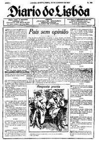 Quinta, 26 de Janeiro de 1922