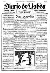 Sexta, 27 de Janeiro de 1922