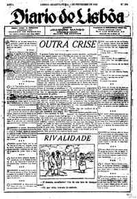 Quarta,  1 de Fevereiro de 1922