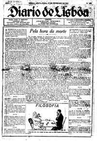 Sexta, 17 de Fevereiro de 1922