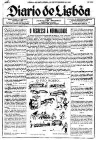 Quarta, 22 de Fevereiro de 1922