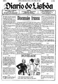 Segunda,  3 de Abril de 1922