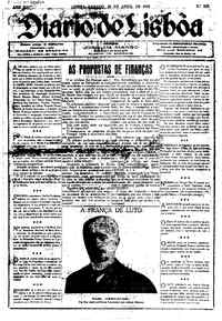 Sábado, 29 de Abril de 1922