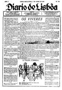 Sexta,  2 de Junho de 1922