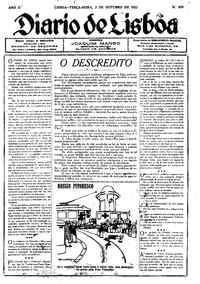 Terça,  3 de Outubro de 1922