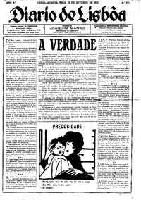 Quarta, 18 de Outubro de 1922