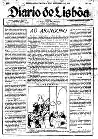 Quarta,  1 de Novembro de 1922