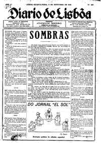 Quarta,  8 de Novembro de 1922