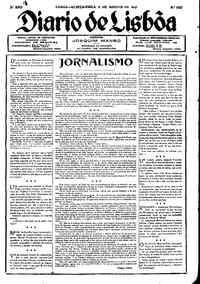 Quinta,  6 de Agosto de 1925 (1ª edição)