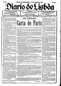 Segunda, 24 de Agosto de 1925