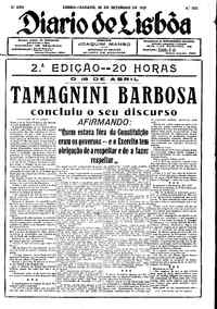 Sábado, 26 de Setembro de 1925 (2ª edição)