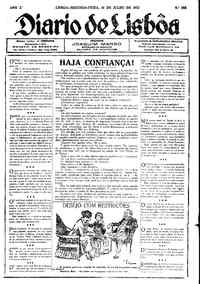 Segunda, 10 de Julho de 1922