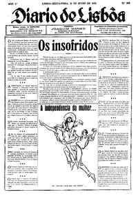 Sexta, 21 de Julho de 1922