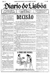 Sexta, 25 de Agosto de 1922