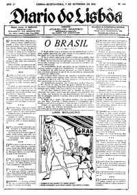 Quinta,  7 de Setembro de 1922