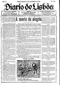 Sábado, 16 de Setembro de 1922