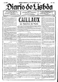 Sábado,  3 de Outubro de 1925