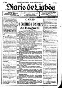 Terça, 20 de Outubro de 1925