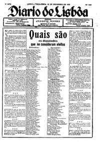 Terça, 10 de Novembro de 1925