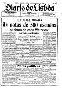 Segunda, 14 de Dezembro de 1925