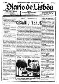 Segunda, 25 de Janeiro de 1926