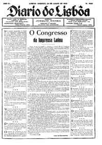 Sábado, 24 de Julho de 1926