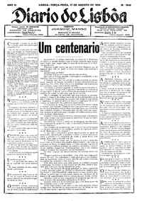 Terça, 17 de Agosto de 1926