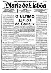 Quinta, 26 de Agosto de 1926