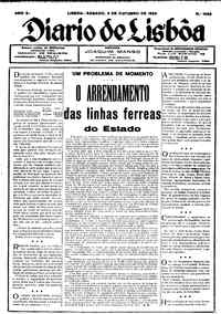 Sábado,  2 de Outubro de 1926