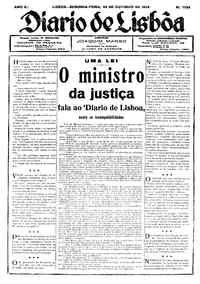 Segunda, 25 de Outubro de 1926