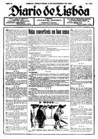 Terça,  2 de Novembro de 1926