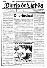 Quinta, 18 de Novembro de 1926