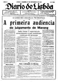 Sábado, 27 de Novembro de 1926