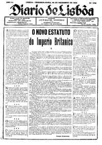 Segunda, 20 de Dezembro de 1926