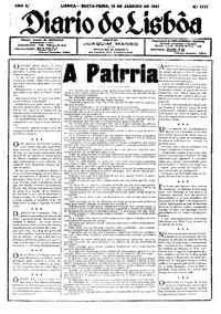 Sexta, 14 de Janeiro de 1927