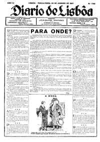 Terça, 25 de Janeiro de 1927