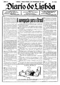 Quarta,  2 de Fevereiro de 1927