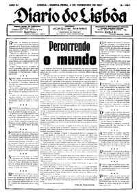 Quinta,  3 de Fevereiro de 1927