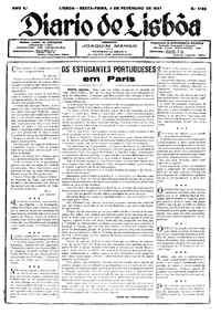 Sexta,  4 de Fevereiro de 1927