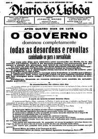 Quinta, 10 de Fevereiro de 1927