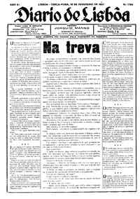 Terça, 15 de Fevereiro de 1927