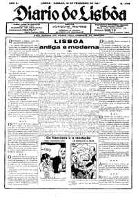 Sábado, 19 de Fevereiro de 1927