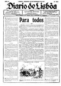 Sábado, 26 de Fevereiro de 1927