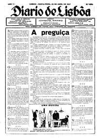 Sexta, 22 de Abril de 1927